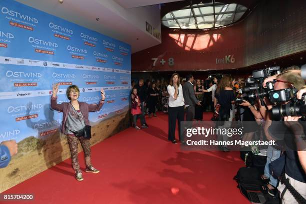 Cornelia Froboess during the 'Ostwind - Aufbruch nach Ora' premiere in Munich at Mathaeser Filmpalast on July 16, 2017 in Munich, Germany.