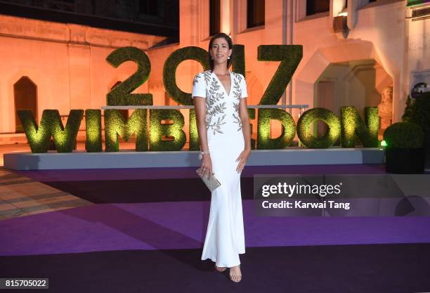 Garbine Muguruza attends the Wimbledon Winners Dinner at The Guildhall on July 16, 2017 in London, England.