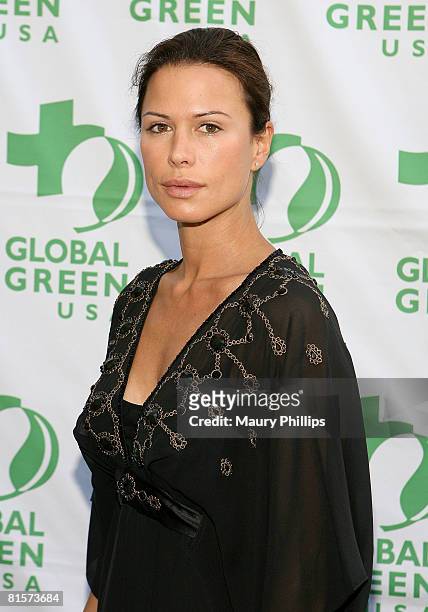 Actress Rhona Mitra arrives at the 12th Annual Green Cross Millennium Awards on June 15, 2008 in Santa Monica, California.