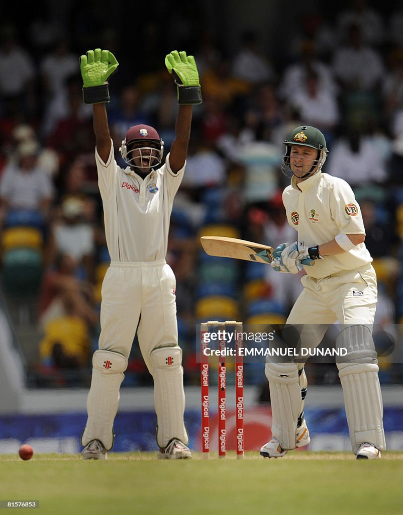 Ramdin West Indies' wicketkeeper Denesh Ramdin unsuccessfuly appeals for lbw ...