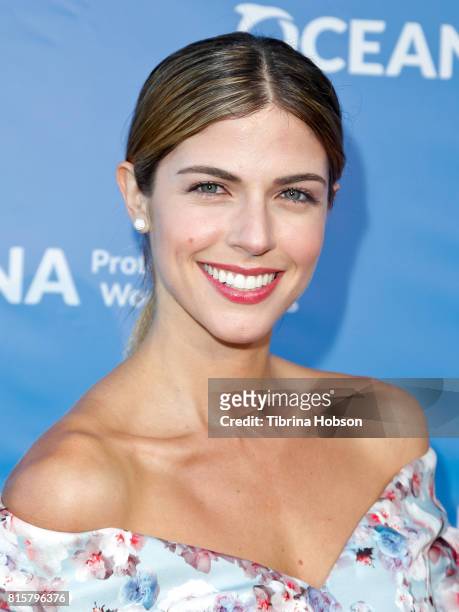 Stephanie Cayo attends the 10th annual Oceana SeaChange Summer Party at Private Residence on July 15, 2017 in Laguna Beach, California.