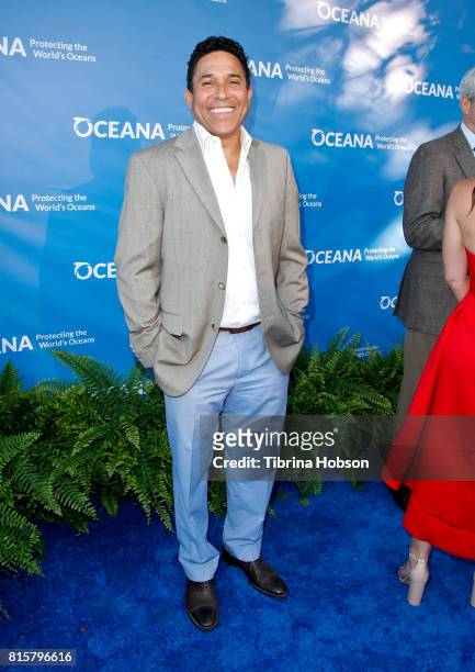 Oscar Nunez attends the 10th annual Oceana SeaChange Summer Party at Private Residence on July 15, 2017 in Laguna Beach, California.