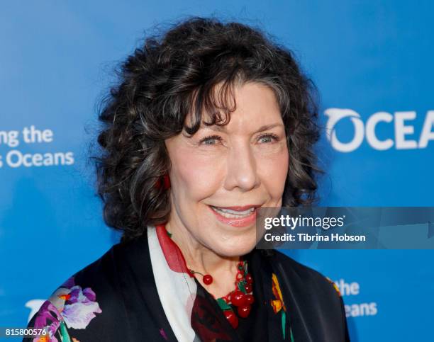 Lily Tomlin attends the 10th annual Oceana SeaChange Summer Party at Private Residence on July 15, 2017 in Laguna Beach, California.