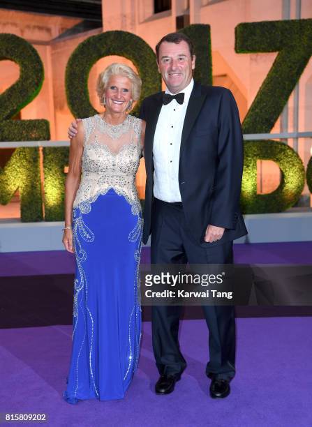 Gill Brook and Philip Brook attend the Wimbledon Winners Dinner at The Guildhall on July 16, 2017 in London, England.