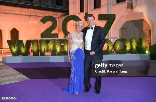 Gill Brook and Philip Brook attend the Wimbledon Winners Dinner at The Guildhall on July 16, 2017 in London, England.