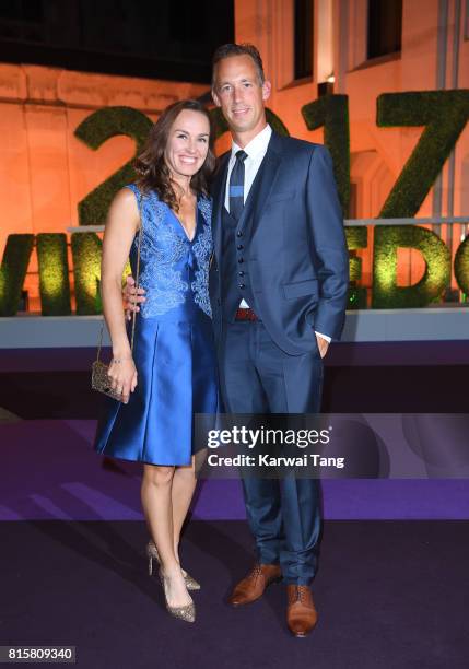 Martina Hingis attends the Wimbledon Winners Dinner at The Guildhall on July 16, 2017 in London, England.