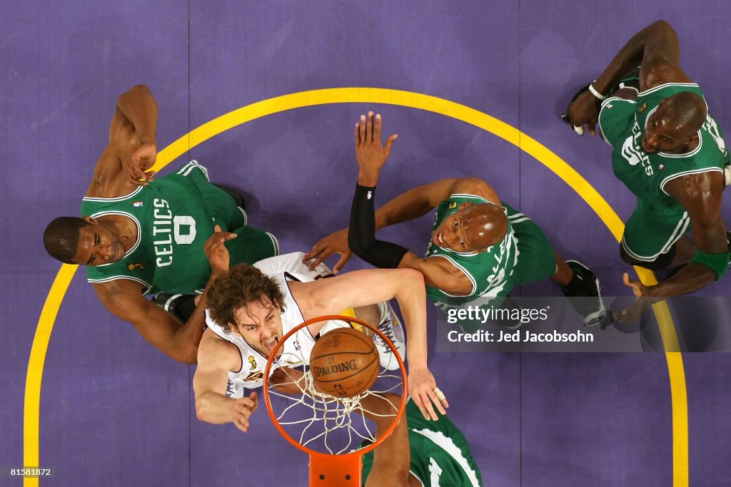 NBA Finals Game 5:  Boston Celtics v Los Angeles Lakers