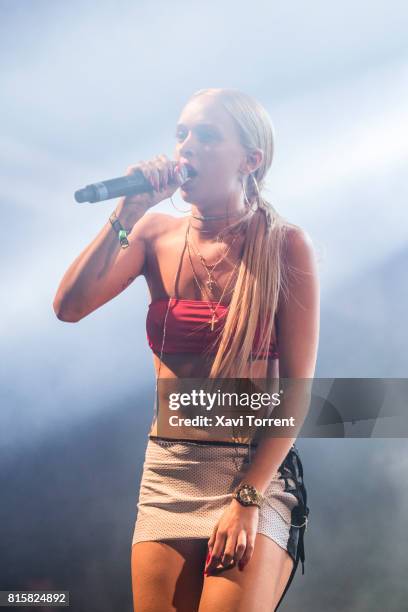 Bad Gyal performs in concert during day 4 of Festival Internacional de Benicassim on July 16, 2017 in Benicassim, Spain.