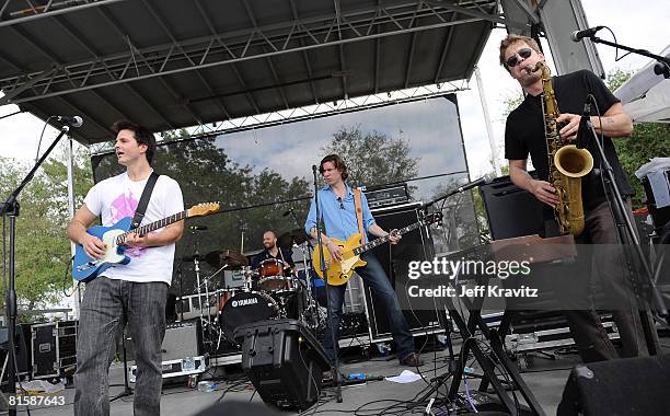 Pete Francis performs onstage during day 4 of the 6th Annual Langerado Music Festival at Big Cypress Seminole Reservation on March 8, 2008 in the...