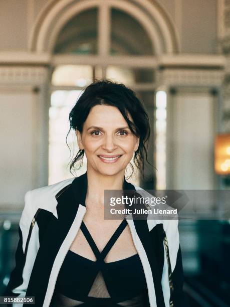 Actress Juliette Binoche is photographed for Self Assignment on June 16, 2017 in Cabourg, France.