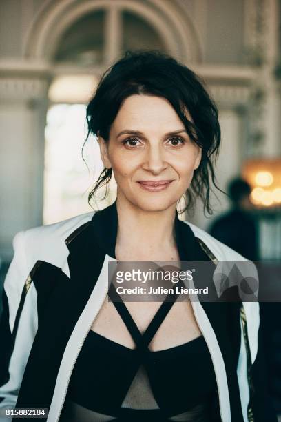 Actress Juliette Binoche is photographed for Self Assignment on June 16, 2017 in Cabourg, France.
