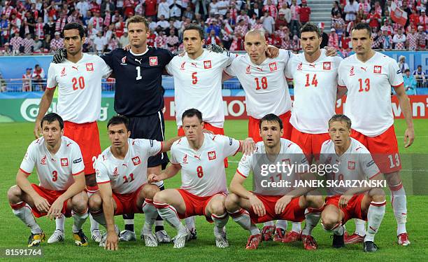 Polish midfielder Roger Guerreiro, Polish goalkeeper Artur Boruc, Polish midfielder Dariusz Dudka, Polish midfielder Mariusz Lewandowski, Polish...