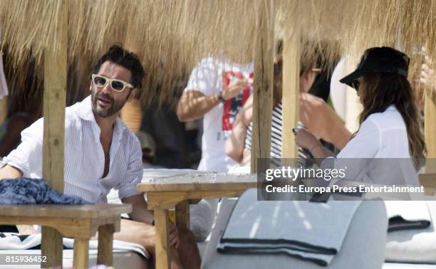 Eva Longoria and her husband Jose Baston are seen on July 16, 2017 in Marbella, Spain.