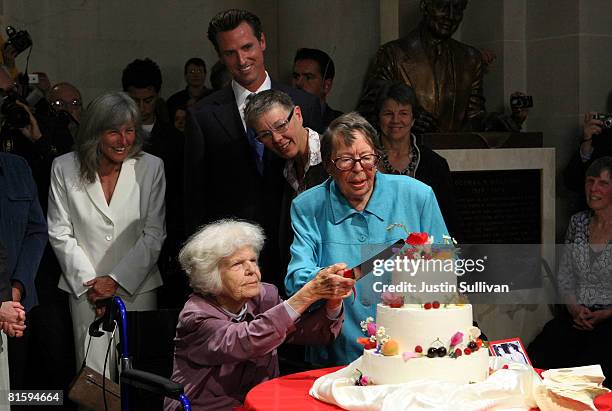 Del Martin Phyllis Lyon And Del Martin Photos and Premium High Res Pictures ...