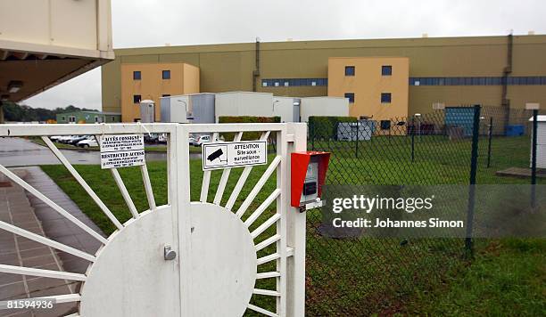 An outside view of Point 5 of the Large Hadron Collider , part of the CERN research center, is shown June 16, 2008 in Cessy near Geneva, Switzerland....