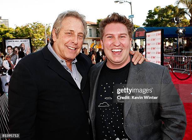 Producer Charles Roven and actor Nate Torrence arrive at Warner Bros. World Premiere of "Get Smart" held at the Mann Village Theatre on June 16, 2008...