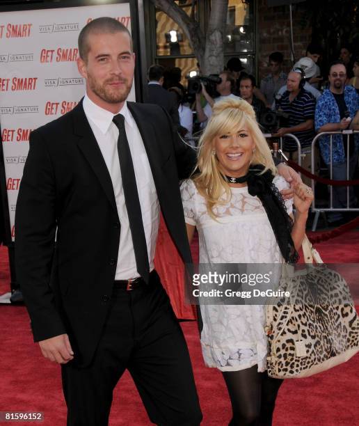 Matt Grant, The Bachelor, and Shayne Lamas arrive at The World Premiere of "Get Smart" on June 16, 2008 at the Mann Village Theatre in Westwood,...