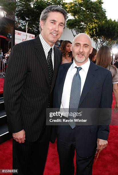 Director Peter Segal and President of Warner Bros. Pictures Group Jeff Robinov arrive at Warner Bros. World Premiere of "Get Smart" held at the Mann...