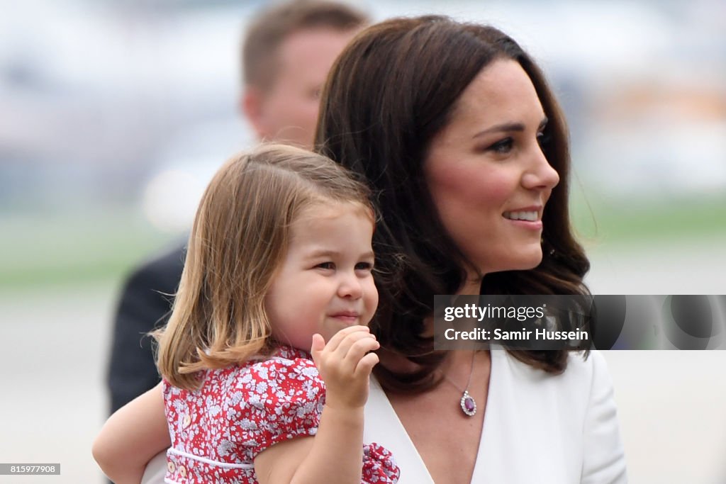 The Duke And Duchess Of Cambridge Visit Poland - Day 1
