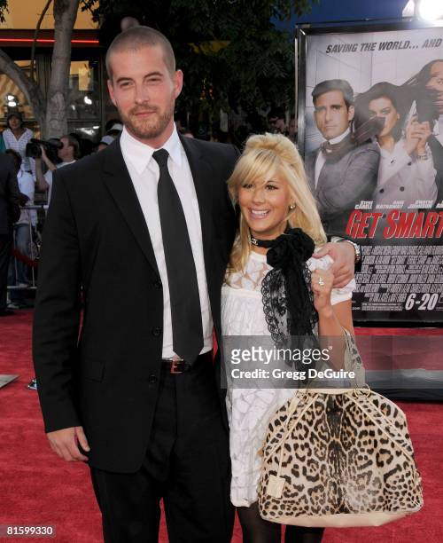 Matt Grant, The Bachelor, and Shayne Lamas arrive at The World Premiere of "Get Smart" on June 16, 2008 at the Mann Village Theatre in Westwood,...