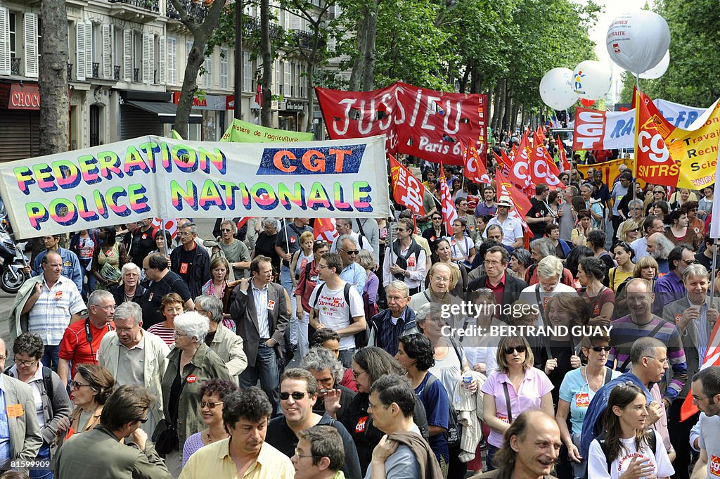 People demonstrate as part of a nationwi