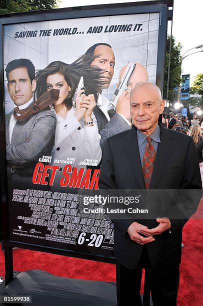 Actor Alan Arkin arrives at Warner Bros. World premiere of "Get Smart" on June 16, 2008 at the Mann Village Theatre in Westwood, California.