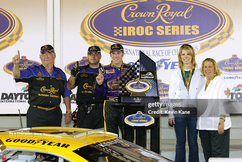 From left, IROC President, Jay Signore, car chief Andrew Cogill, Matt ...