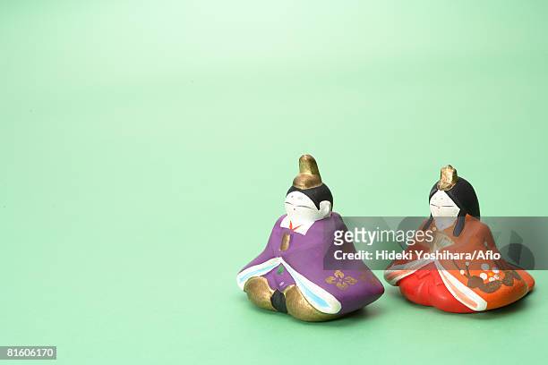 japanese traditional figurines - girls day stock pictures, royalty-free photos & images