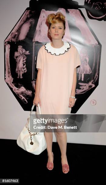 Roisin Murphy attends the private view of exhibition 'The House of Viktor & Rolf', at The Barbican Gallery on June 17, 2008 in London, England.