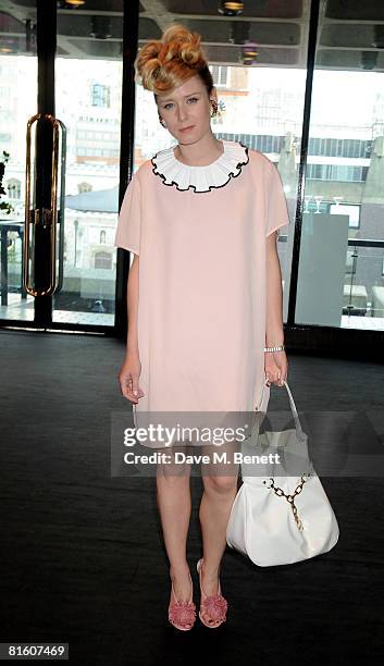 Roisin Murphy attends the private view of exhibition 'The House of Viktor & Rolf', at The Barbican Gallery on June 17, 2008 in London, England.