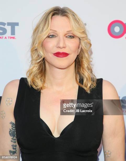 Courtney Love attends the 2017 Outfest Los Angeles LGBT Film Festival - Closing Night Gala Screening Of "'Freak Show' on July 16, 2017 in Los...