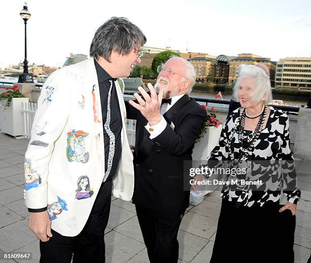 Richard Attenborough and wife Sheila Sim attend the The Great British Movie Event in aid of the National Film and Television School, at the Old...