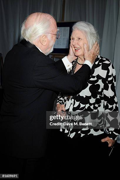 Richard Attenborough and wife Sheila Sim attend The Great British Movie Event in aid of the National Film and Television School, at the Old...