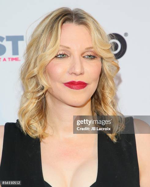 Courtney Love attends the 2017 Outfest Los Angeles LGBT Film Festival - Closing Night Gala Screening Of "'Freak Show' on July 16, 2017 in Los...