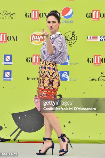 Lodovica Comello attends Giffoni Film Festival 2017 Day 4 Photocall on July 17, 2017 in Giffoni Valle Piana, Italy.