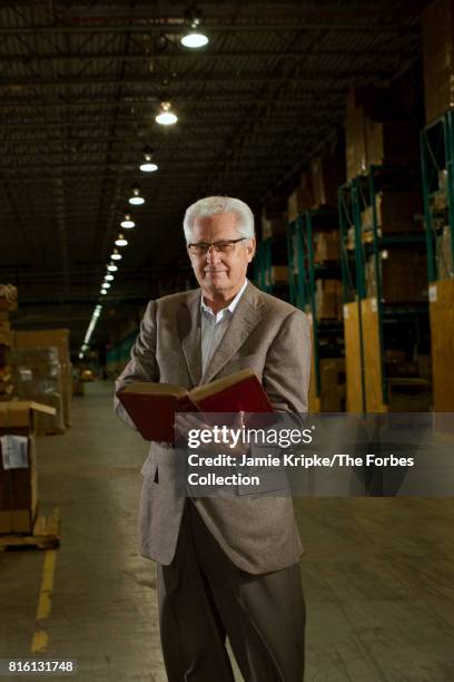 Of Hobby Lobby David Green is photographed for Forbes Magazine in 2012 in Hobby Lobby's distribution warehouse in Oklahoma City, Oklahoma. CREDIT...