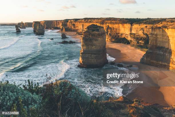 the great ocean road - bright victoria australia stock pictures, royalty-free photos & images