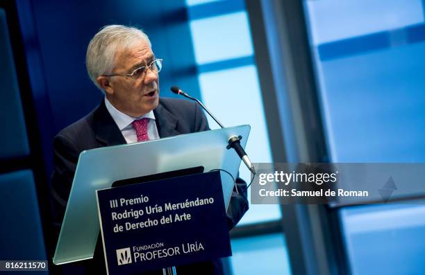 Jose Perez Santos attend the Rodrigo Uria Meruedano Tribute on July 17, 2017 in Madrid, Spain.