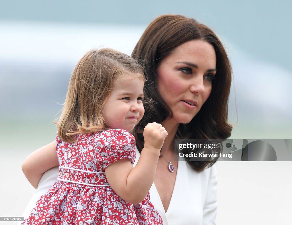 The Duke And Duchess Of Cambridge Visit Poland - Day 1