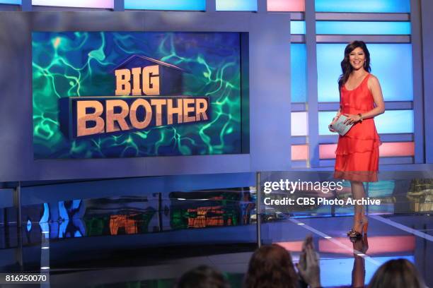 Julie Chen host the first live eviction of the Big Brother season 19. Big Brother airs on Sunday and Wednesday and on Thursdays on the CBS Television...