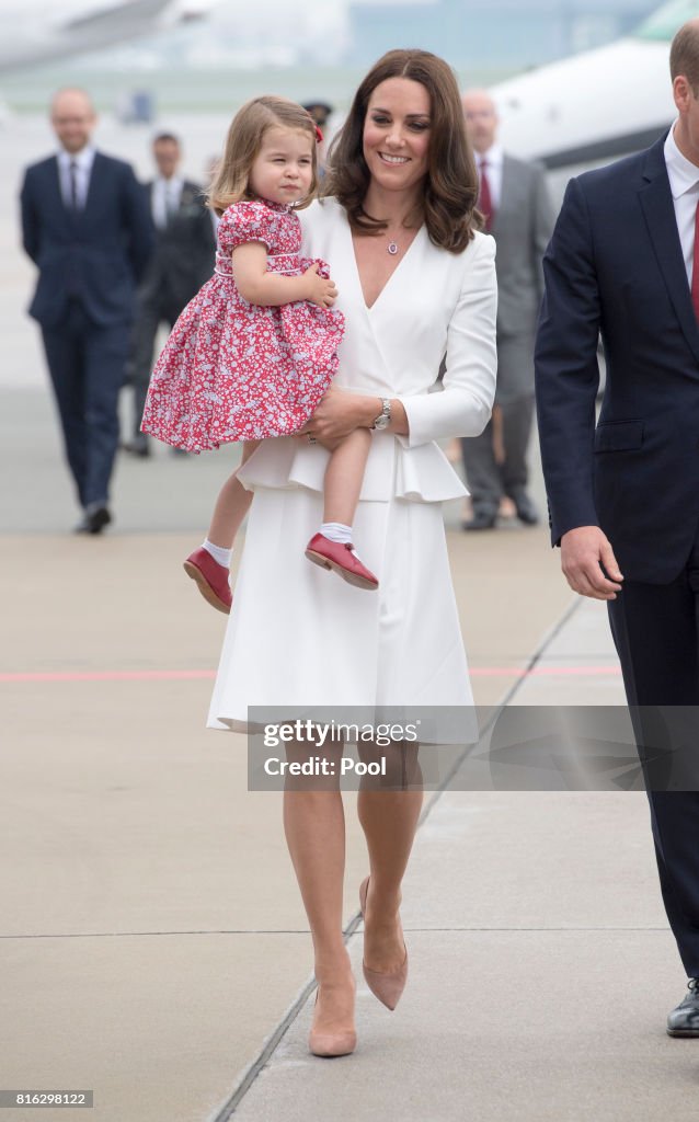 The Duke And Duchess Of Cambridge Visit Poland - Day 1