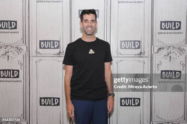 Jeremy Burge, creator of World Emoji Day visits Build to discuss "The Emoji Movie" at Build Studio on July 17, 2017 in New York City.