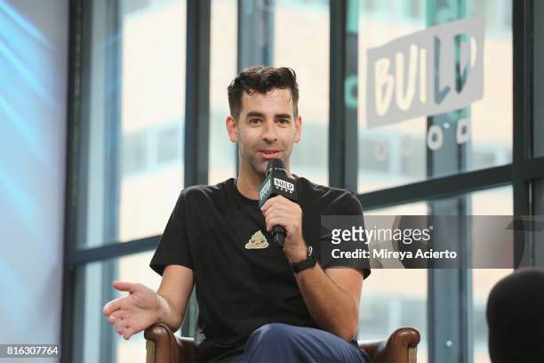 Jeremy Burge, creator of World Emoji Day visits Build to discuss "The Emoji Movie" at Build Studio on July 17, 2017 in New York City.