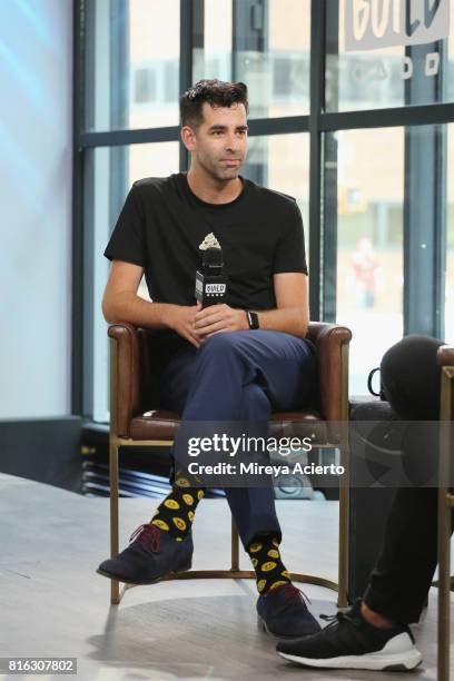 Jeremy Burge, creator of World Emoji Day visits Build to discuss "The Emoji Movie" at Build Studio on July 17, 2017 in New York City.