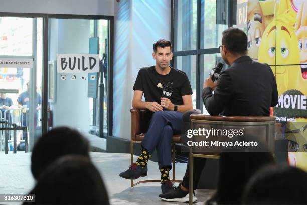 Jeremy Burge, creator of World Emoji Day visits Build to discuss "The Emoji Movie" at Build Studio on July 17, 2017 in New York City.