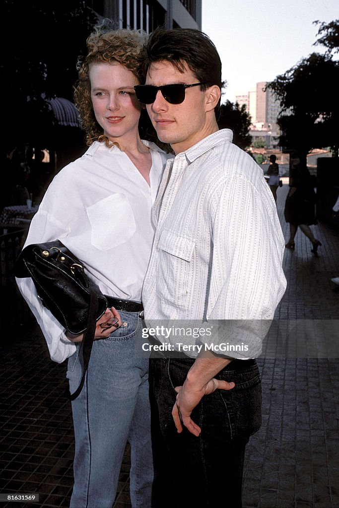 Tom Cruise and Nicole Kidman Sighting in Los Angeles in 1990