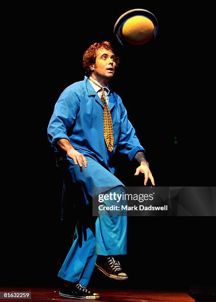 Artists perform during the Circus Oz "30th Birthday Bash" at Birrarung Marr on June 19, 2008 in Melbourne, Australia. The Australian contemporary...