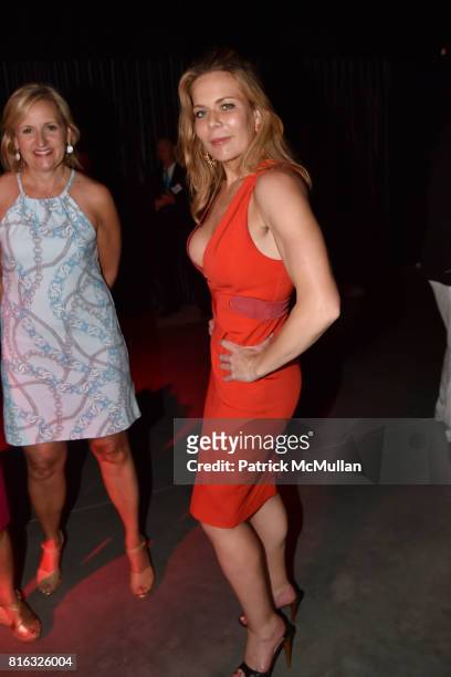 Adrianna Pidwerbetsky and Erin Gibbs attend the Midsummer Party 2017 at Parrish Art Museum on July 15, 2017 in Water Mill, New York.