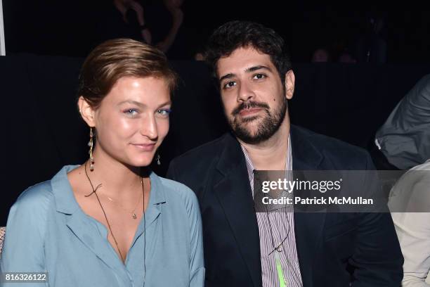 Bianca Javogue and Alvo Seixas attend the Midsummer Party 2017 at Parrish Art Museum on July 15, 2017 in Water Mill, New York.