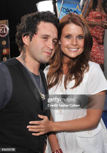 Actress Joanna Garcia and guest arrive at the Los Angeles Premiere of "The Love Guru" at Grauman's Chinese Theatre on June 11, 2008 in Hollywood,...